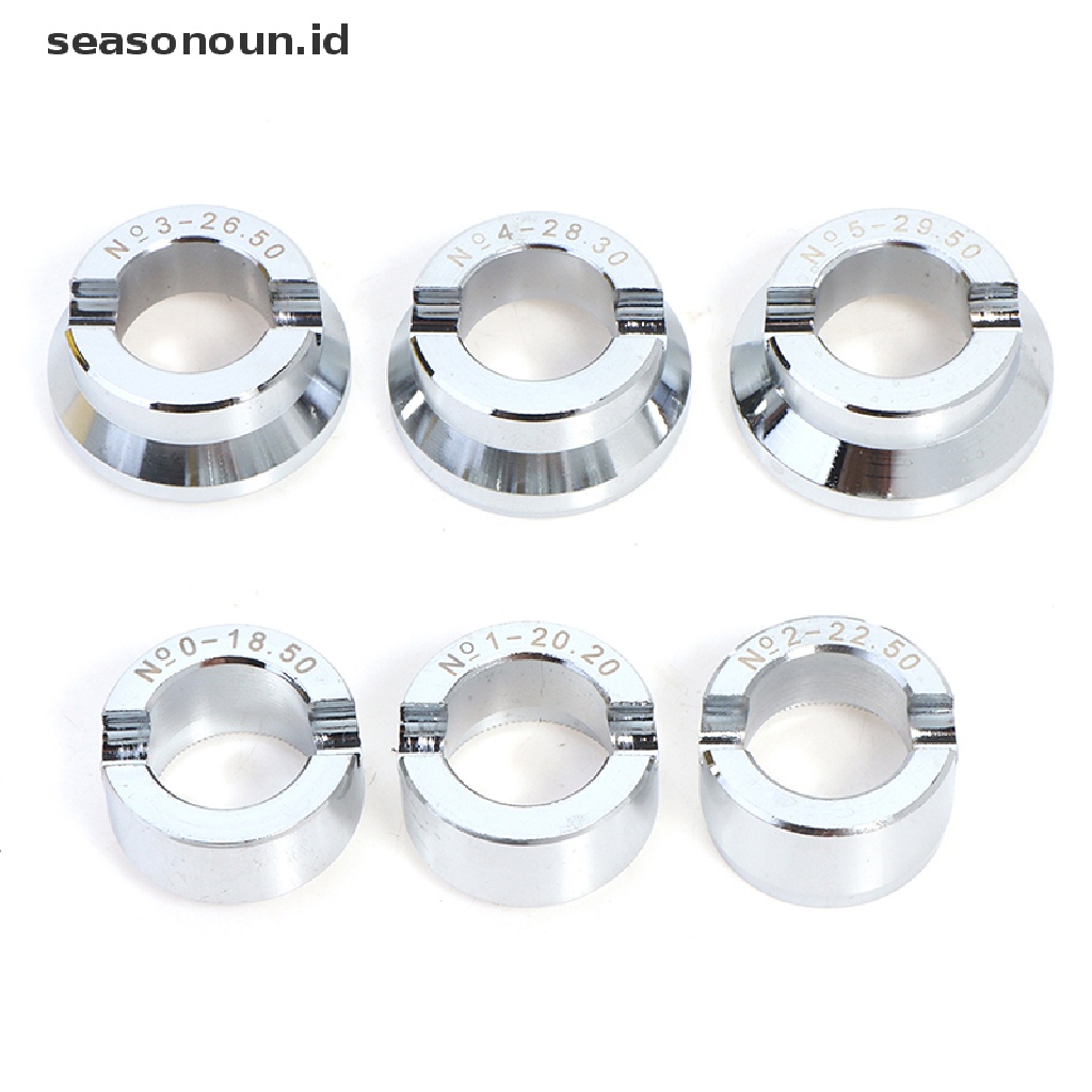 Seasonoun 1Set 5537alat Pembuka Belakang Jam Tangan Dies Kit Watch Case Cover Closer Untuk Rlx Tudor.