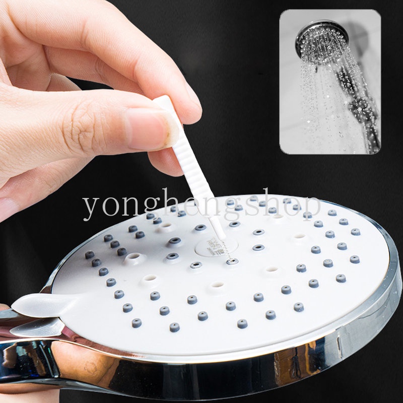 10pcs/set Shower Head Cleaning Brush Multifunctinal Sikat Anti Sumbat Keyboard Keran Air Telepon Lubang Pori Gap Alat Pembersih Sikat Mini Kamar Mandi Supply