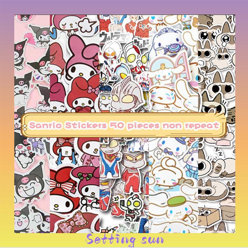 60pcs Stiker Koromi，Waterproof Kartun，Sanrio MELODY  TN