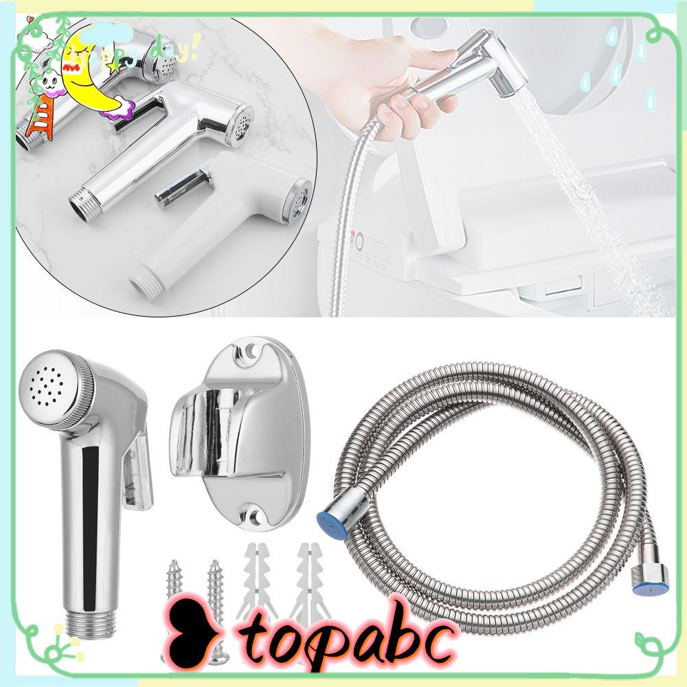 Alat Semprot Kloset Toilet TOP Stainless Steel Aksesoris Toilet Hand Sprayer Bidet Shower