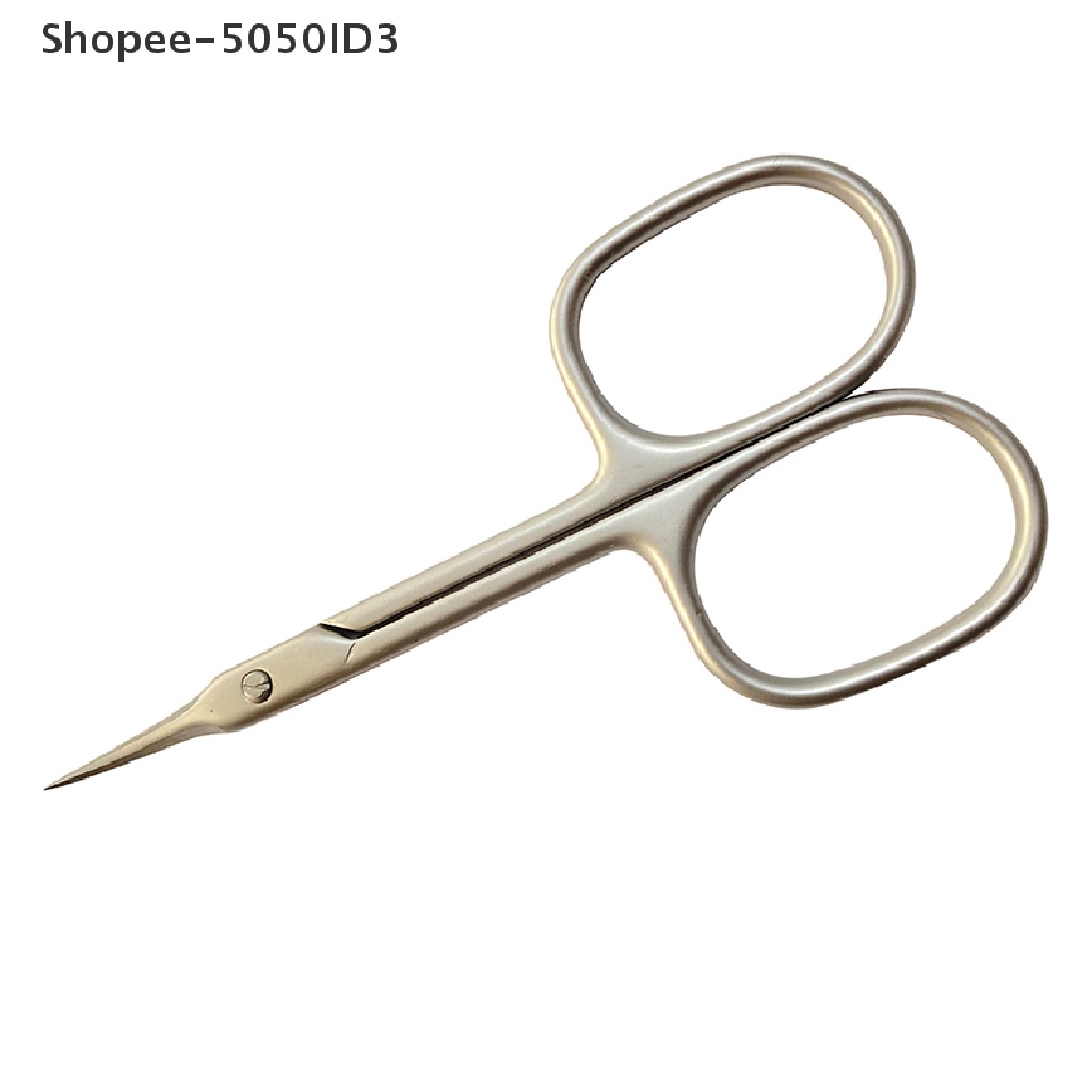 [HOT] Stainless Steel Ujung Lengkung Pisau Tipis Gunting Kutikula Gunting Kuku Trimmer [ID]