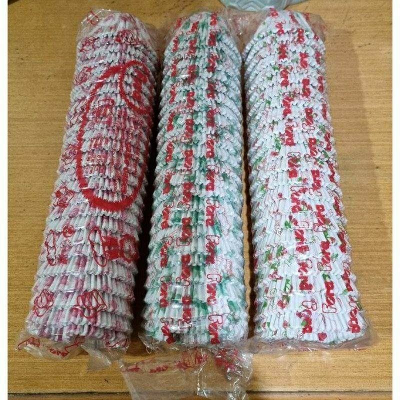 Kertas Bolu Kukus / Cake Case / Cup Kue Kertas Isi 100pcs