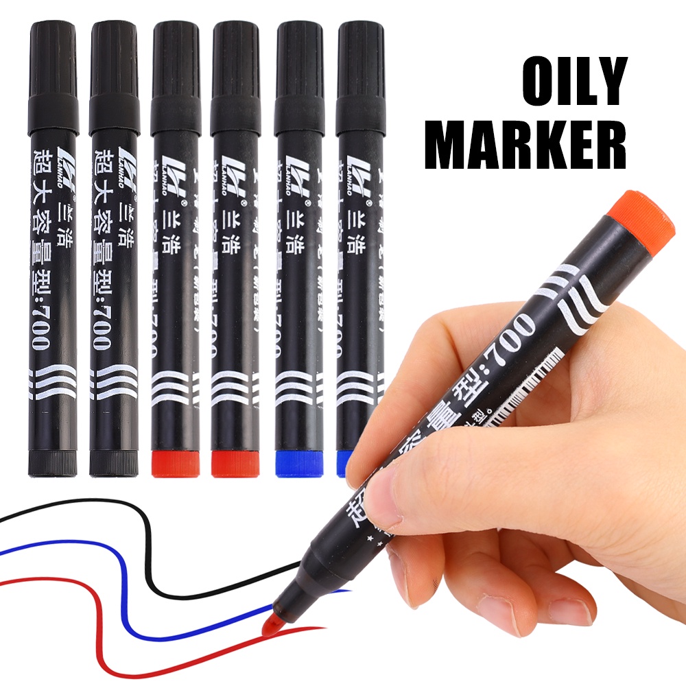 Penanda Gambar Kardus Baja Teknik Profesional DIY Penanda Tulisan Graffiti Tahan Lama Cepat Kering Pulpen Tipped Besar 3warna Kapasitas Ekstra Besar