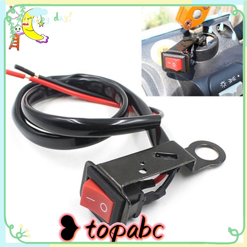 Top 3Pcs Saklar Stang Motor Scooter Universal Stang Refit Tombol Kontrol Lampu Moto Light Controller