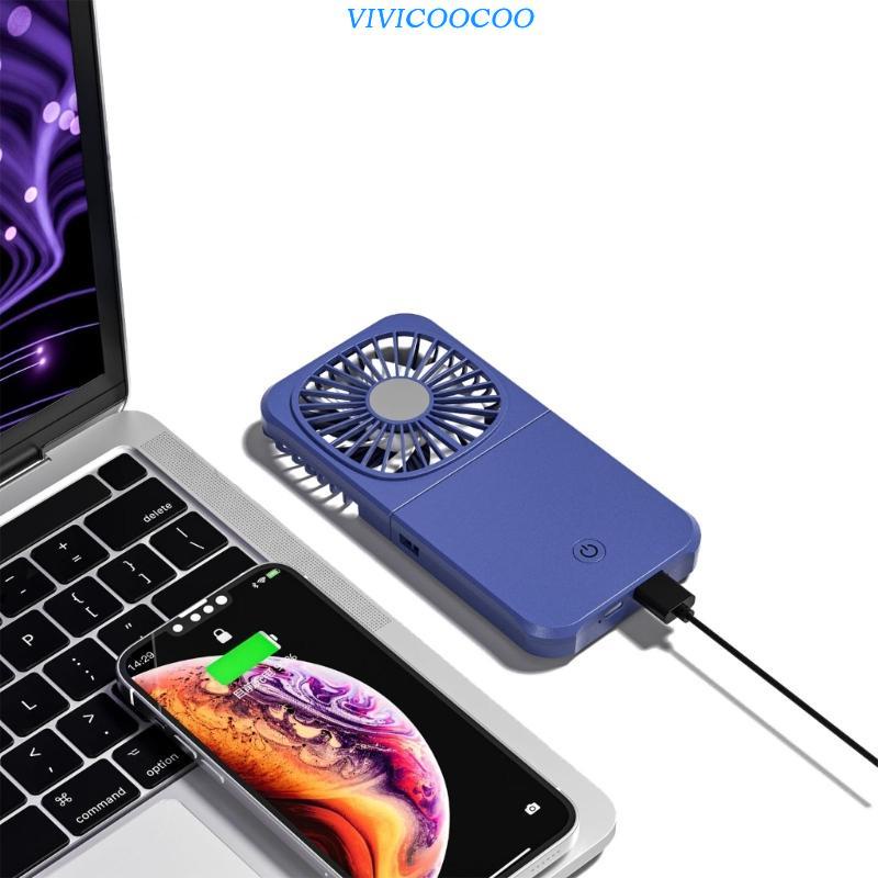Vivi Kipas Angin Mini USB Desk Fans Foldabe as Phone Holder Mobile Power Untuk Dewasa Anak