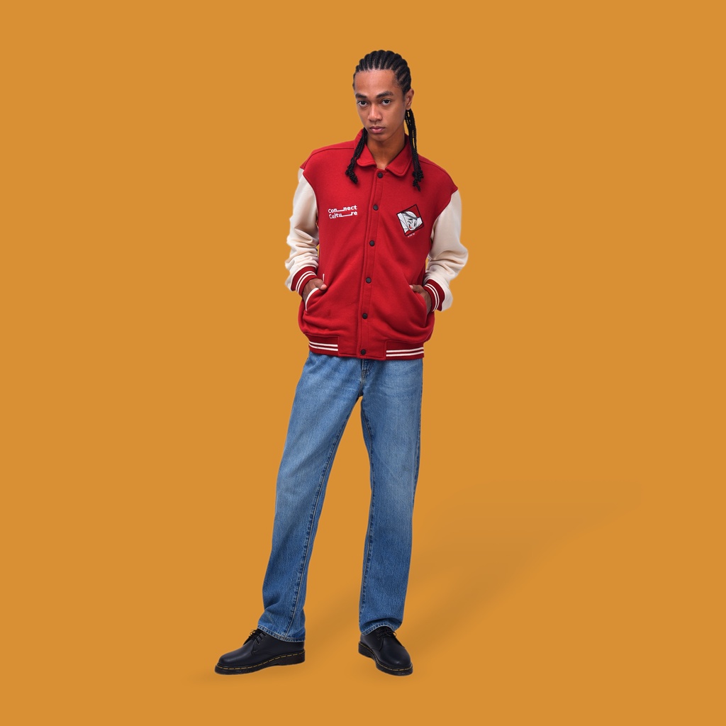 Roughneck FXVB002 Maroon Connect Culture Varsity Jacket