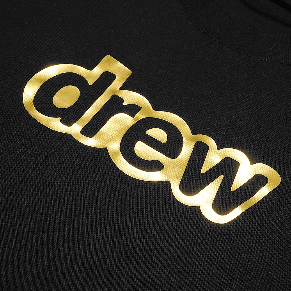 Drew House Secret Gold Foil T-Shirt Black