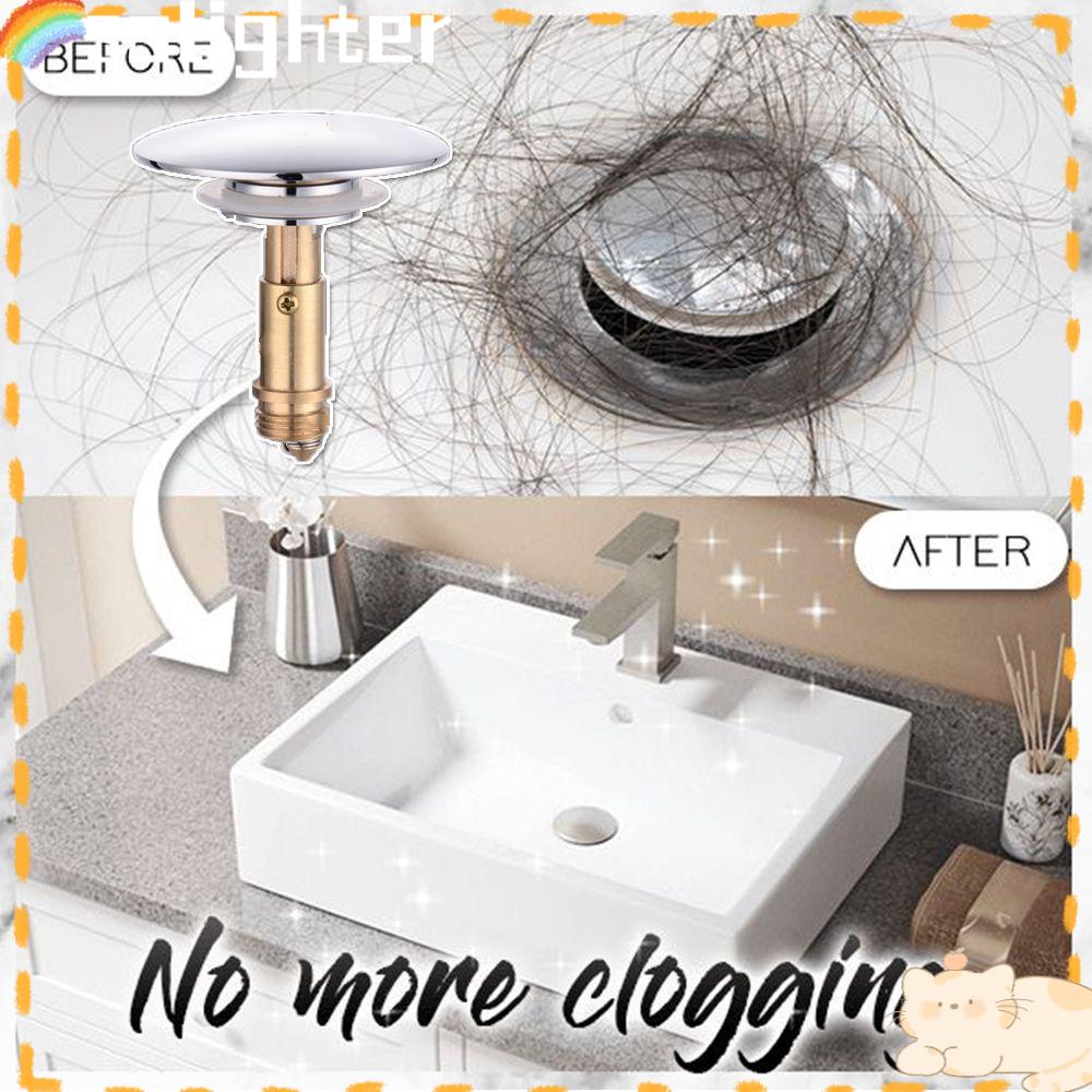 Solighter Wash Basin Bounce Drain Filter Panas Baru Bahan Berkualitas Tinggi Tahan Ledak Sumbat Pembuangan Wastafel