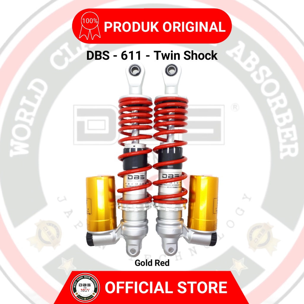 [ BISA COD ] Shock Tabung DBS 611 PROLINS SERIES YAMAHA AEROX155 NEW NMAX155 2020 2021