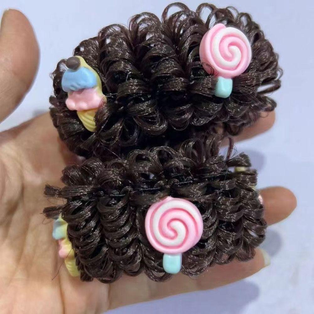 Mxbeauty Wig Kartun Anak Kualitas Tinggi Kecil Alami Berbulu Hadiah Ulang Tahun Sintetis Lucu Manis Properti Fotografi Bayi Perempuan Rambut Palsu