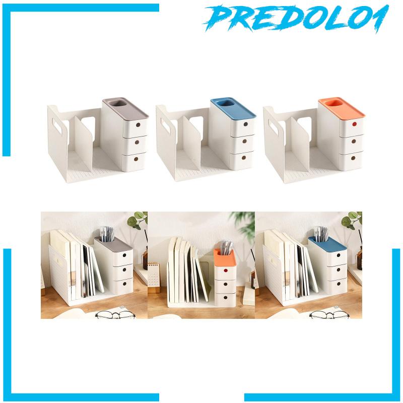 [Predolo1] Desk Organizer Storage Box Tempat Pensil Warna Alat Kantor Kuas Makeup