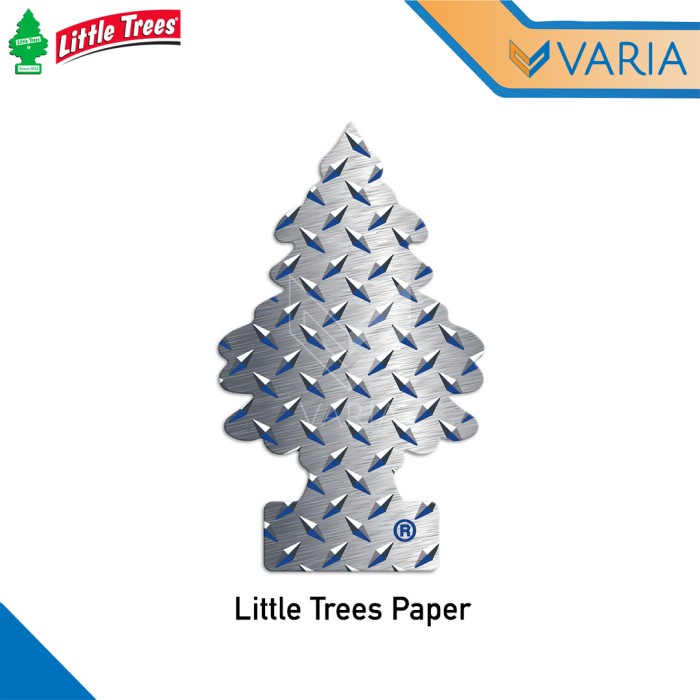 Little Trees Paper Pure Steel Parfum Pengharum Ruangan Mobil Gantung