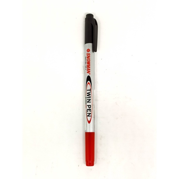 

Spidol Twin Pen Hitam Merah Snowman - TWIN MARKER SNOWMAN TP-1