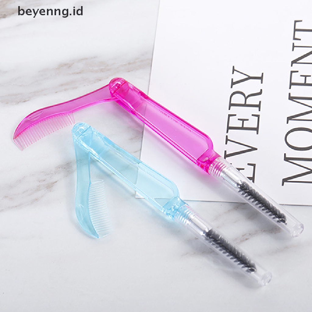 Beyen Dual-purpose Stainless Steel Eyelash Brushes Eyelash Comb Eyebrow Eyelash Comb ID