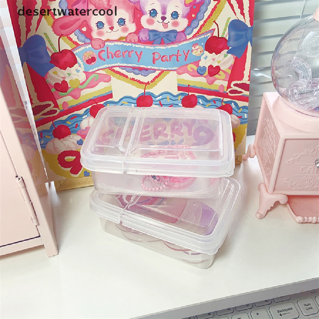 Deid Kotak Penyimpanan Ukuran Kecil Tempat Kartu Stiker Stationery Transparan Storage Box Martijn