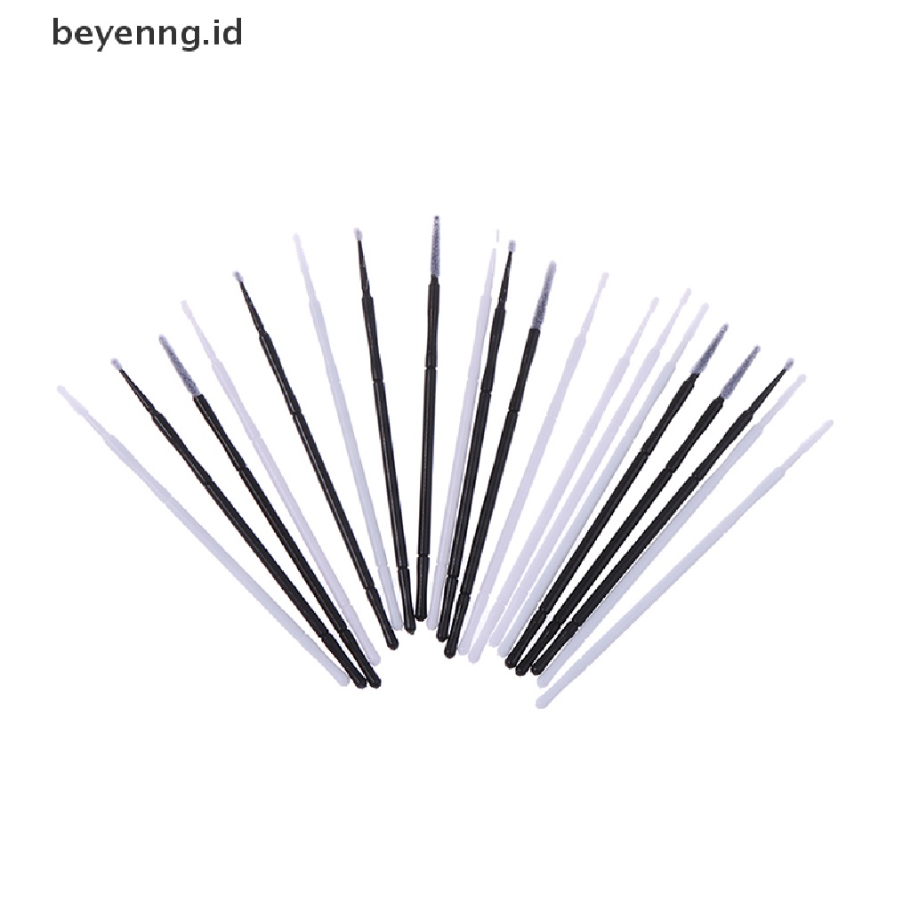 Beyen 100Pcs Disposable Eyelash Extension Micro Brush Aplikator Make up Maskara Swab ID