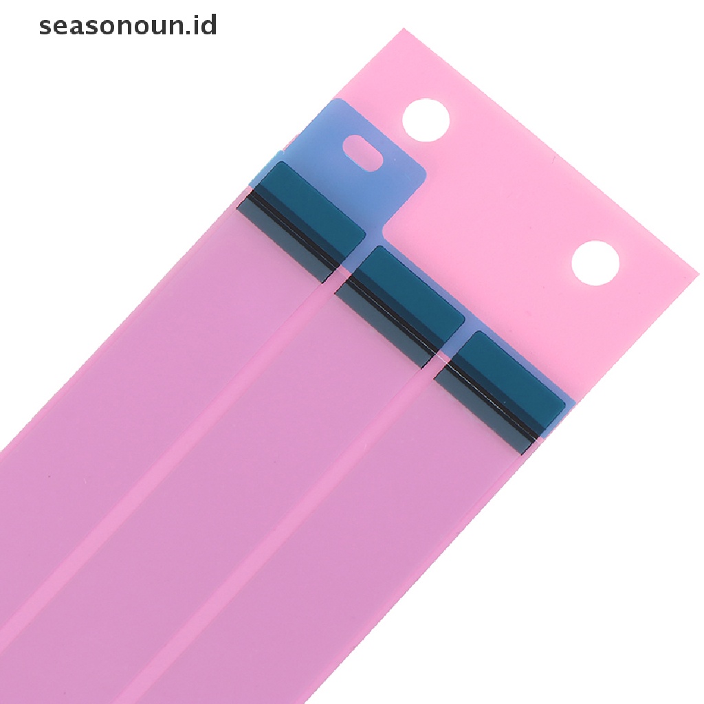 Seasonoun 10pcs Stiker Perekat Universal Mudah Ditarik Strip Tape Tanpa Jejak  .