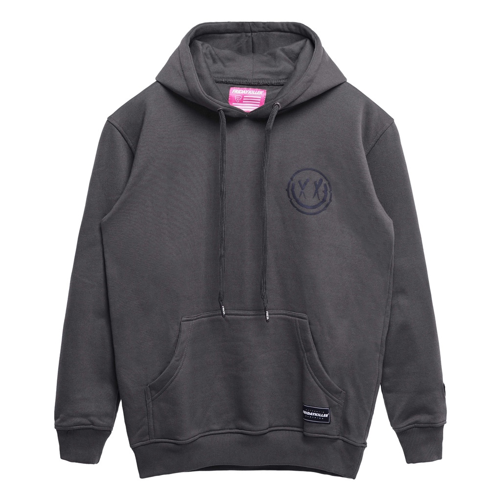 JACKET HOODIE FRIDAY KILLER | DIPPY DARK GREY HOODIE