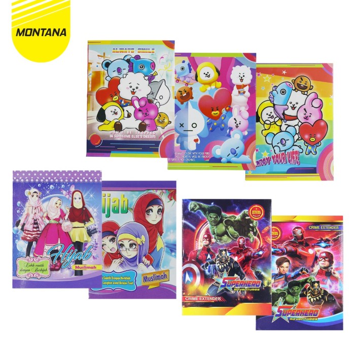 

DISKON SHOPEE/ Montana Drawing Book / Buku Gambar Ukuran A4 Isi 6 Sheets - 5Pcs