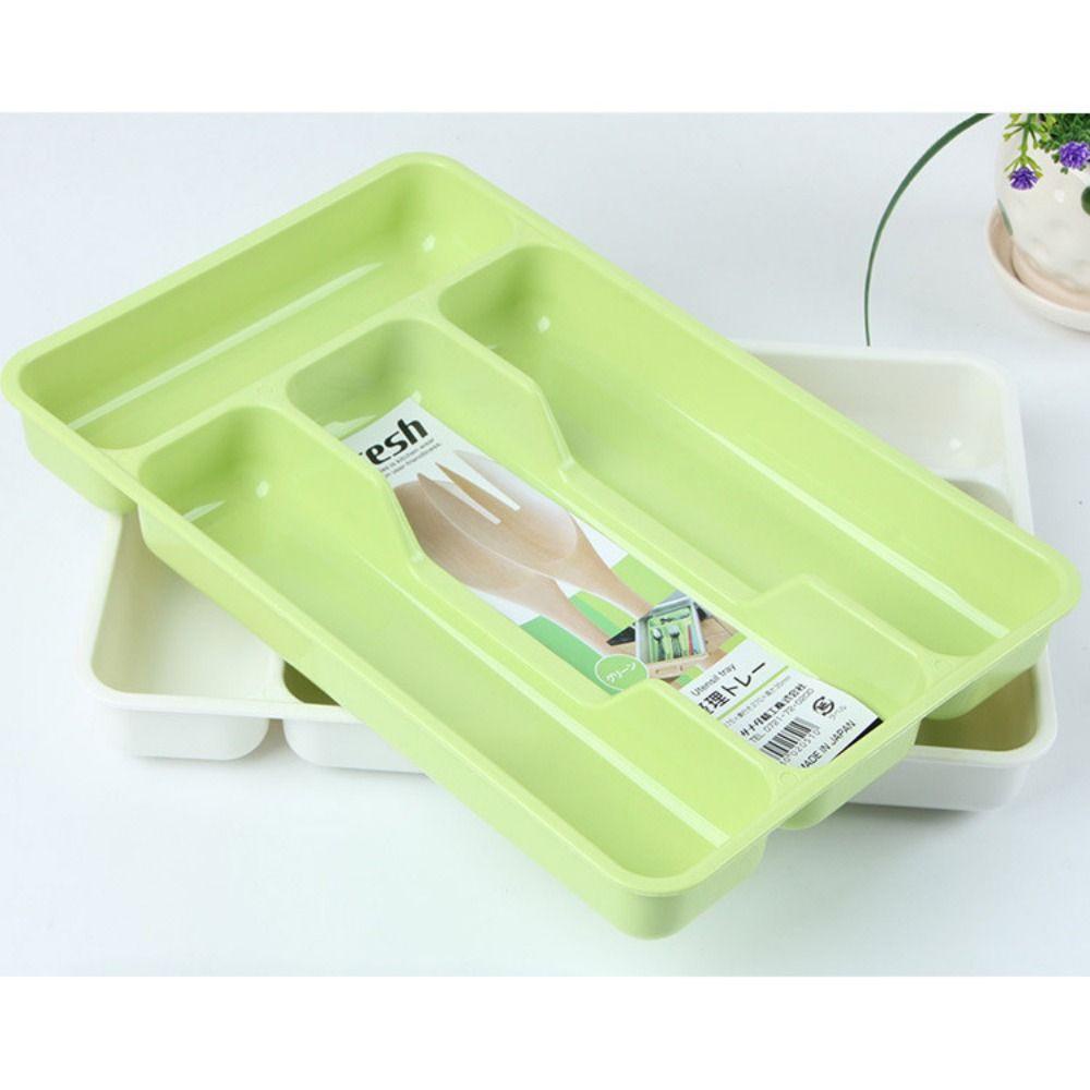 Solighter Cutlery Tray Rak Holder Rumah Gadget Dapur Plastik