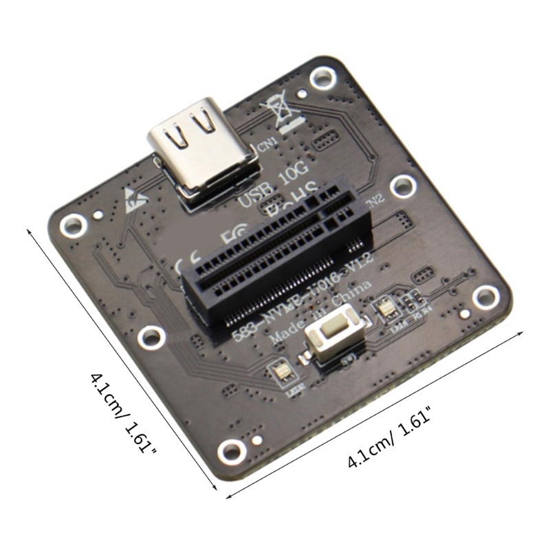 Btsg M.2 SSD Adapter NVMe Enclosure Expansion Card Adapter M.2 Ke USB3.1 Case Converter Untuk M.2 Ssd2230 /2242 /2260 /2280/