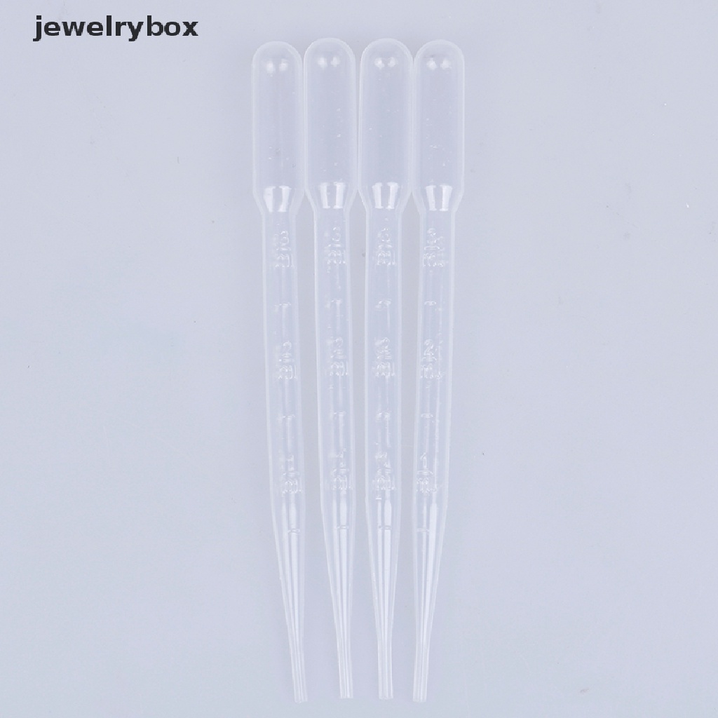 [jewelrybox] 4pcs Pipet Plastik 3ml Untuk Modelling dropper  Butik