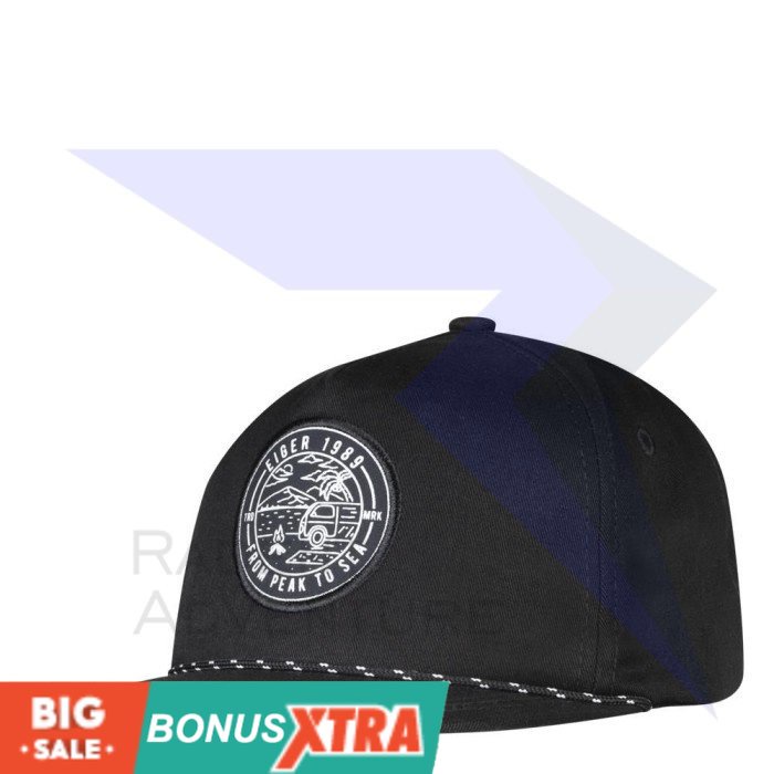 Topi EIGER1989 COMVEE CAP 1.0 Black Hitam 91000 6676 Original  Original AWET MURAH KECE