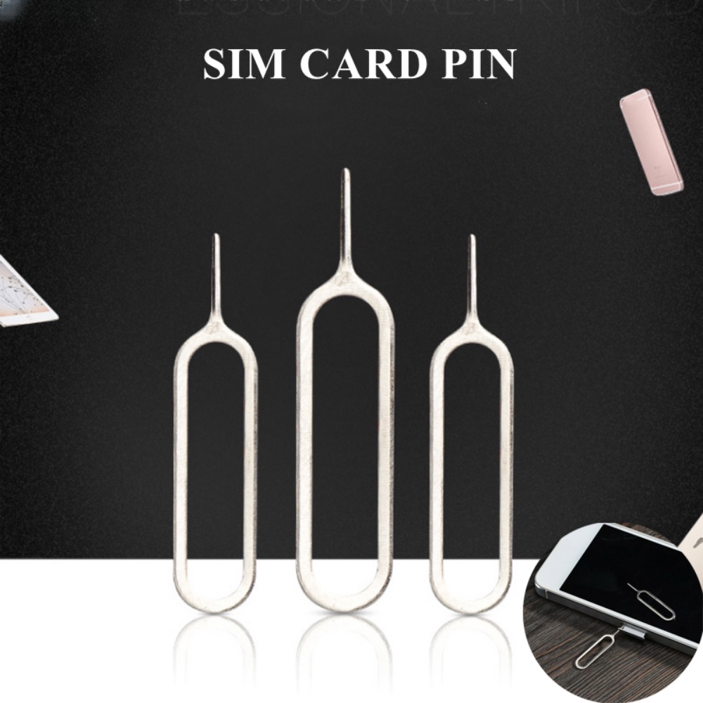 Baki SIM Card Lepasan SIM Card Eject Pin Jarum Alat Kunci Jarum Ejector Untuk Handphone RIXUAN