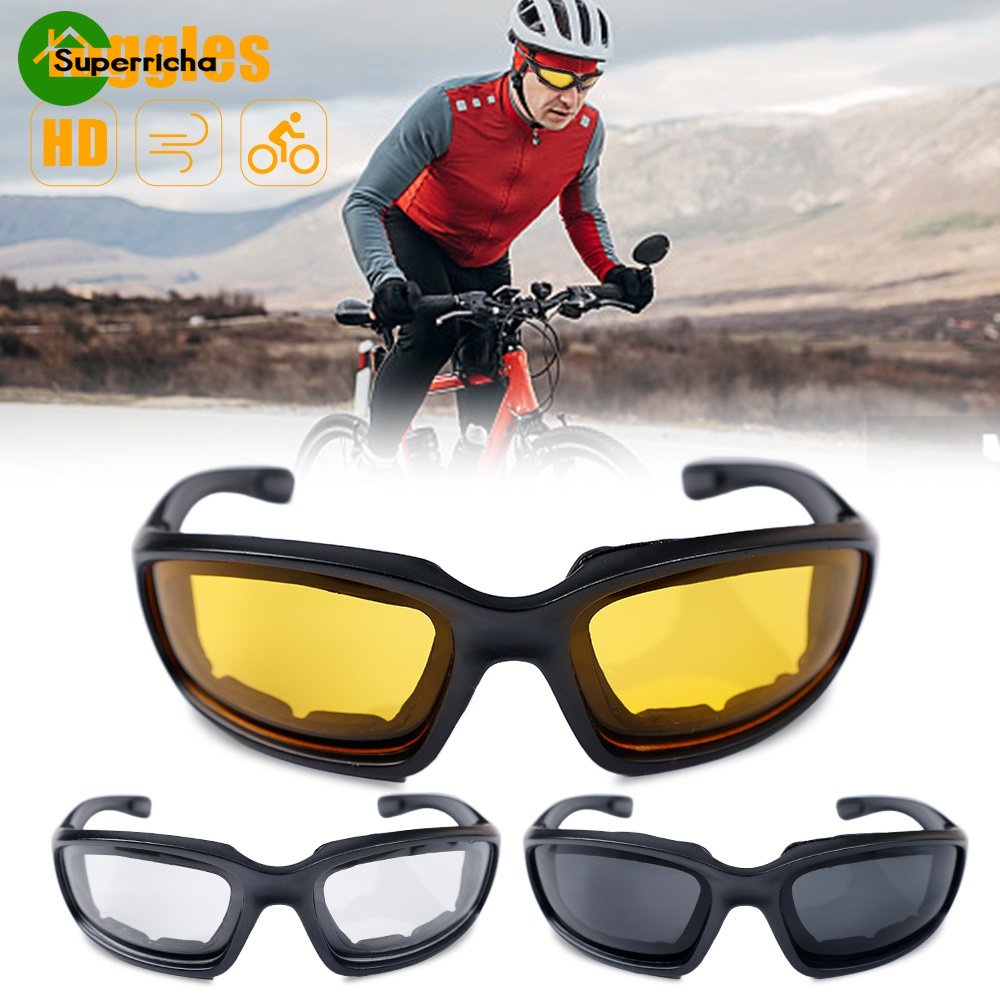 Hot Sale/Kacamata Goggle Motor Safety Pria &amp; Wanita/Kacamata Pelindung Tactical Riding Outdoor/Pelindung Mata Anti Embun, Tahan Angin, Pelindung Mata