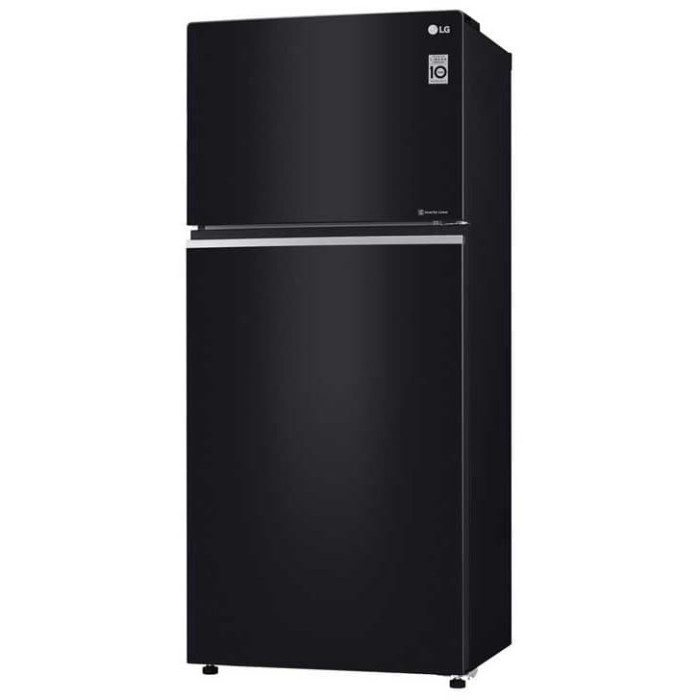 LG GNC702SGGL KULKAS 2 PINTU INVERTER BLACK GLASS (PALEMBANG)