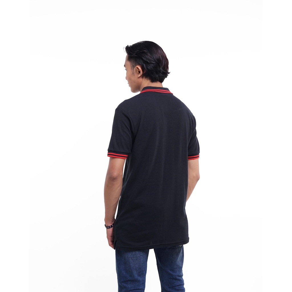 KAOS POLO FRIDAY KILLER | DIPPY POLO BLACK RED