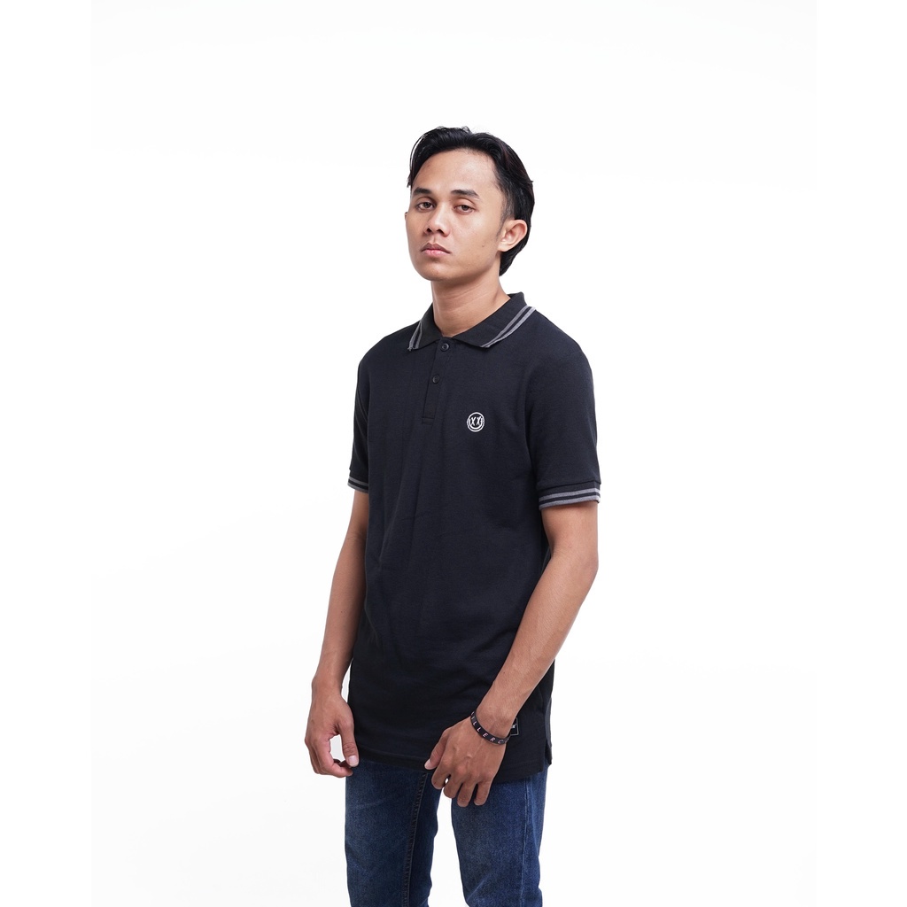 KAOS POLO FRIDAY KILLER | DIPPY POLO BLACK GREY