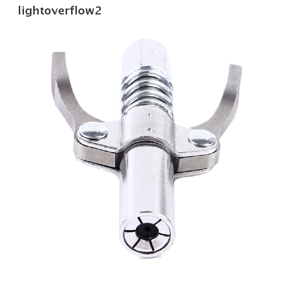 [lightoverflow2] Grease Tool Coupler Heavy-Duty Quick Lock and Release Double Handle [ID]