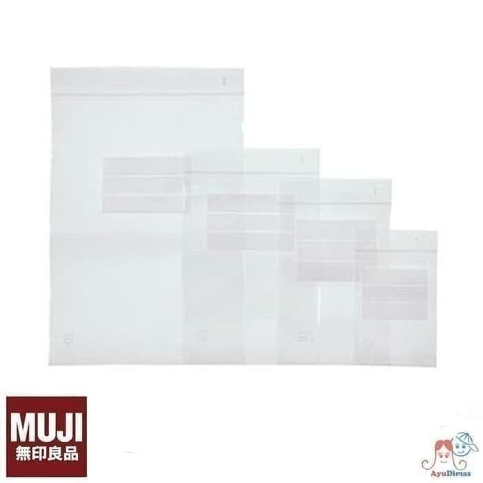 

⭐BISA COD⭐ MUJI Subdivided Bag Assorted Type - Plastik / Ziplock Bag