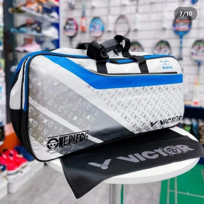 Tas Victor One Piece Limited Edition Badminton Bag - White