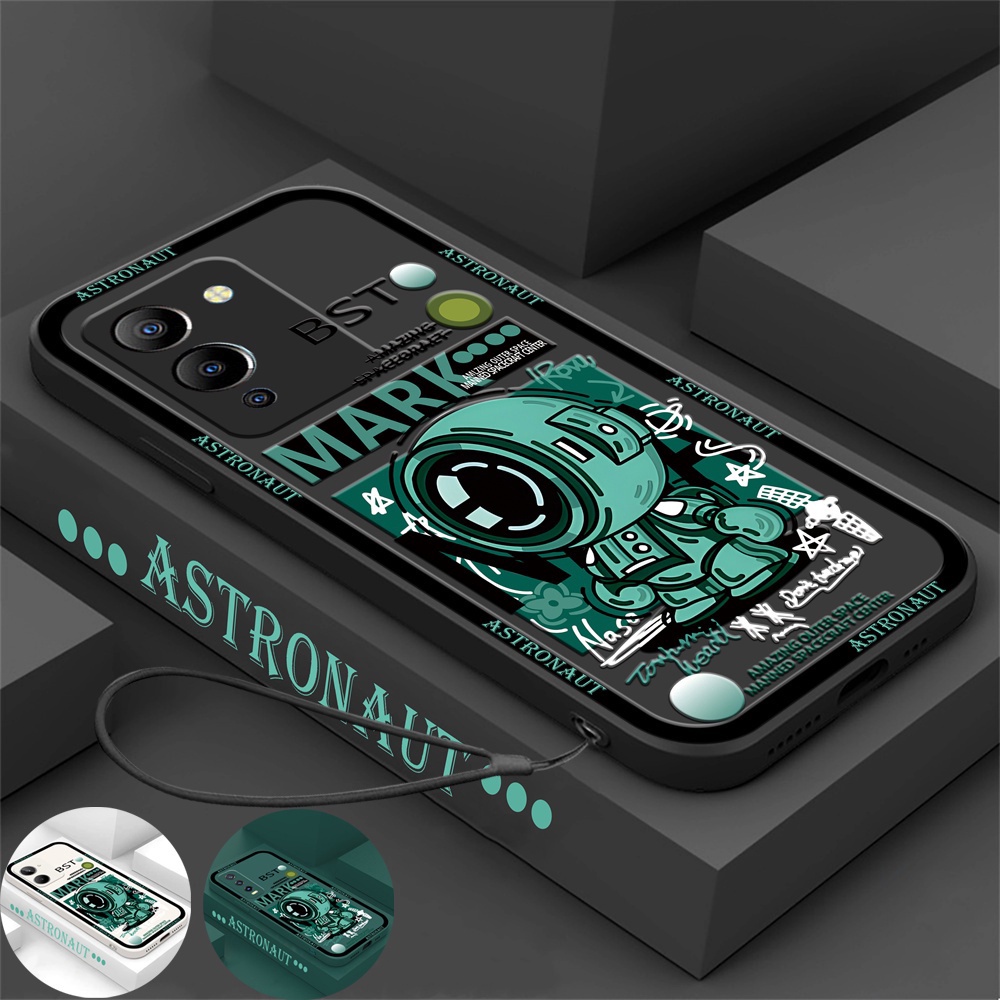 Infinix Note12 G96 12 Pro Hot 20S Note 11smart 6smart 5panas 11S NFC Hot 11main 12 10Play 9main Panas 10S Hot 10T Green series Astronot Lembut Silikon Casing Cover DGX