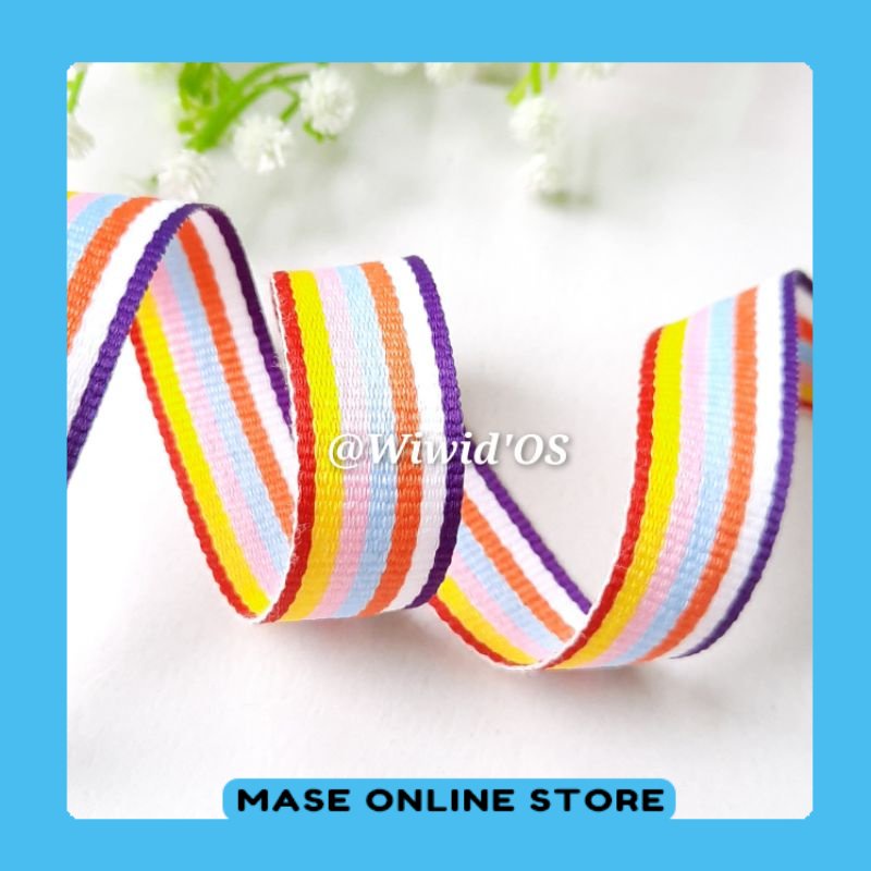 

MST (1 yards) PITA TWILL GARIS PELANGI 1,5 cm MASESTORE