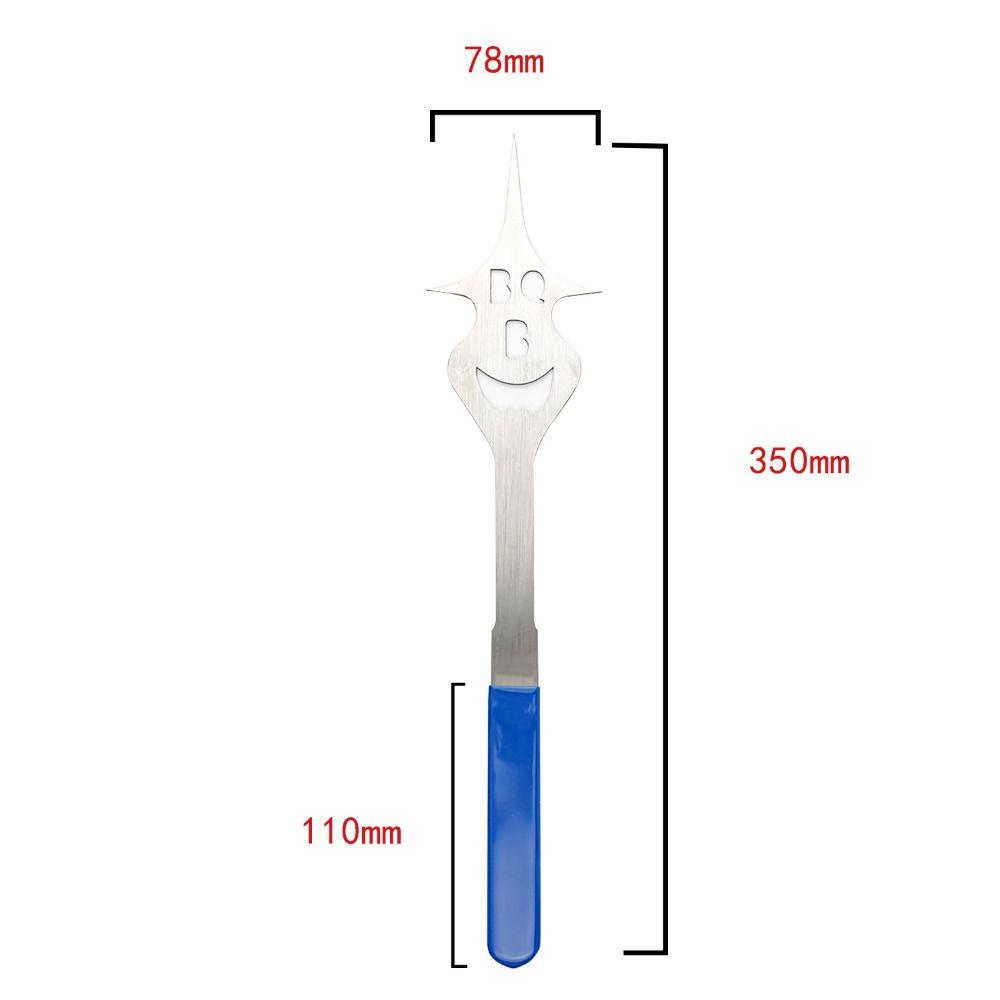TOP Garpu Daging BBQ Reusable Barbecue Forks As Grill Fork Hot Dog Roasting Sticks Outdoor Camping Food Flipper Alat BBQ