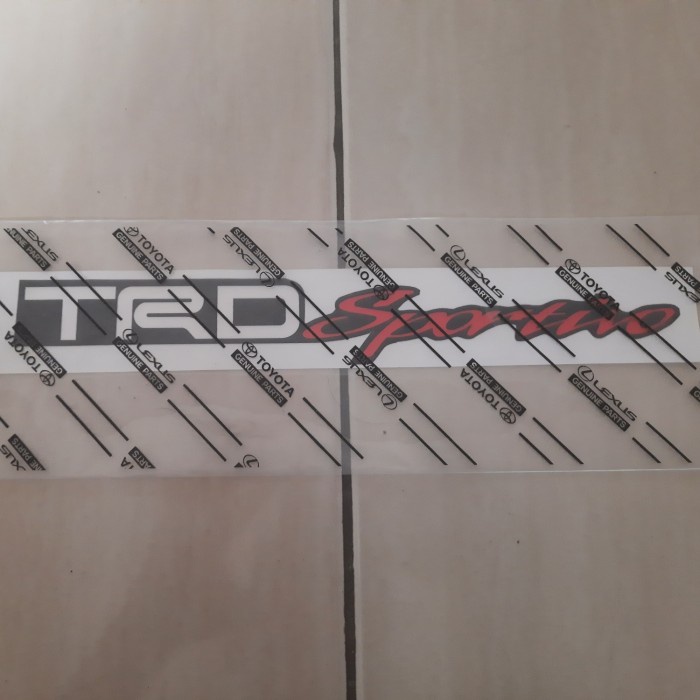 stiker TRDsportivo toyota rush,yaris,fortuner universal original
