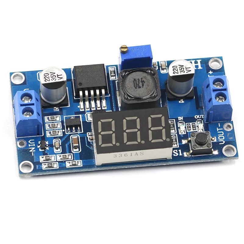 LM2596 + VOLTMETER DC DC STEPDOWN REGULATOR PENURUN TEGANGAN