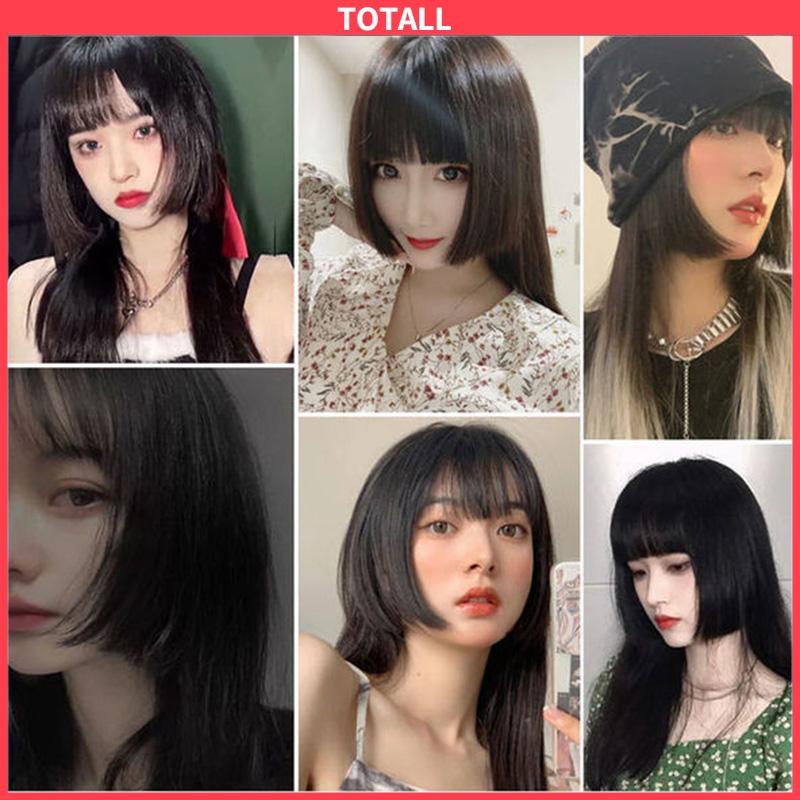 COD Toupee human Hair Tempelan penutup botak rambut asli toupee tipis layer rambut asli-Totall