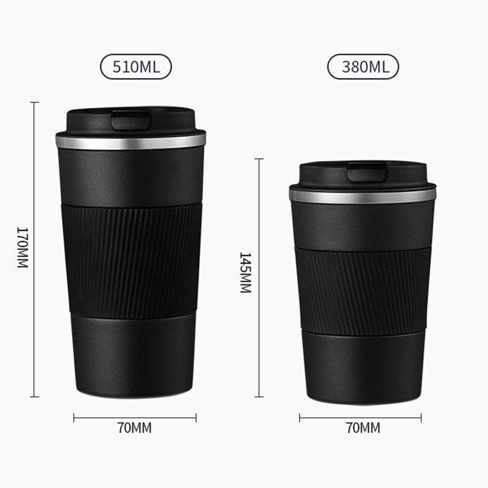 Solighter Mug Kopi Anti Bocor Travel Silicone Sleeve Insulated Cup