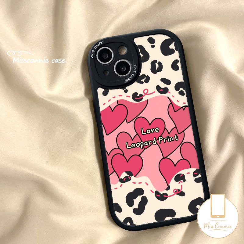 Case Motif Leopard Fashion Redmi 12C A1 10 9 10C 9A 10A 9T 9C Note 10Pro 10s 9Pro 9s 9 11s 11 10 8 8Pro 11Pro+POCO M3 X3 NFC Pro F4 K40s Mi 11T 12 Lucky Love Heart Sarung Couple