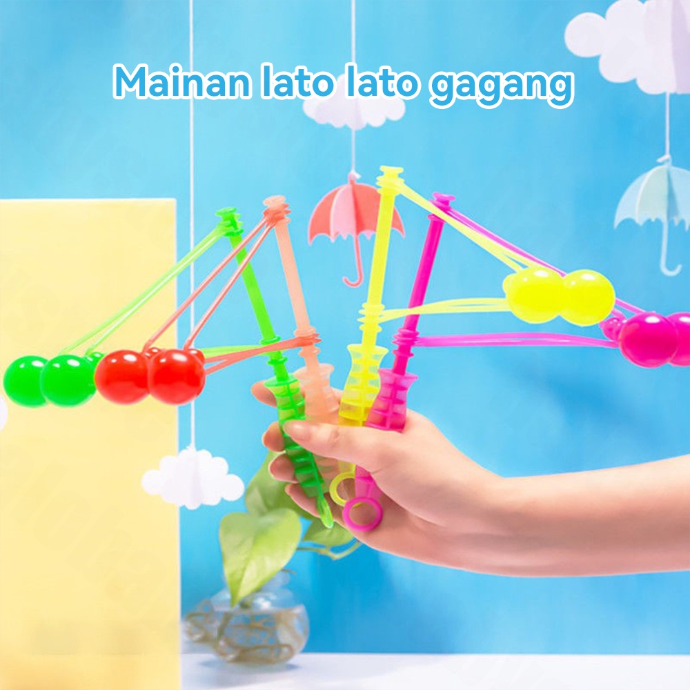 Halo Baby Mainan lato lato gagang besar/lato lato matic mini