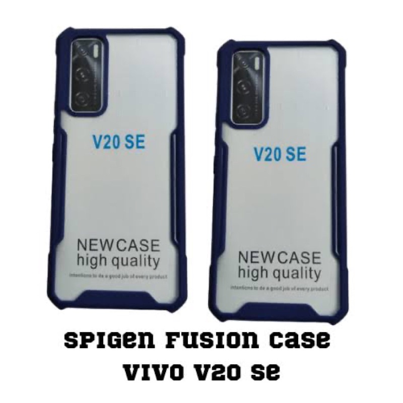 ANTI SHOCK FUZE CASE VIVO V20 SE SHOCKPROOF TRANSPARANT CASE ACRYLIC