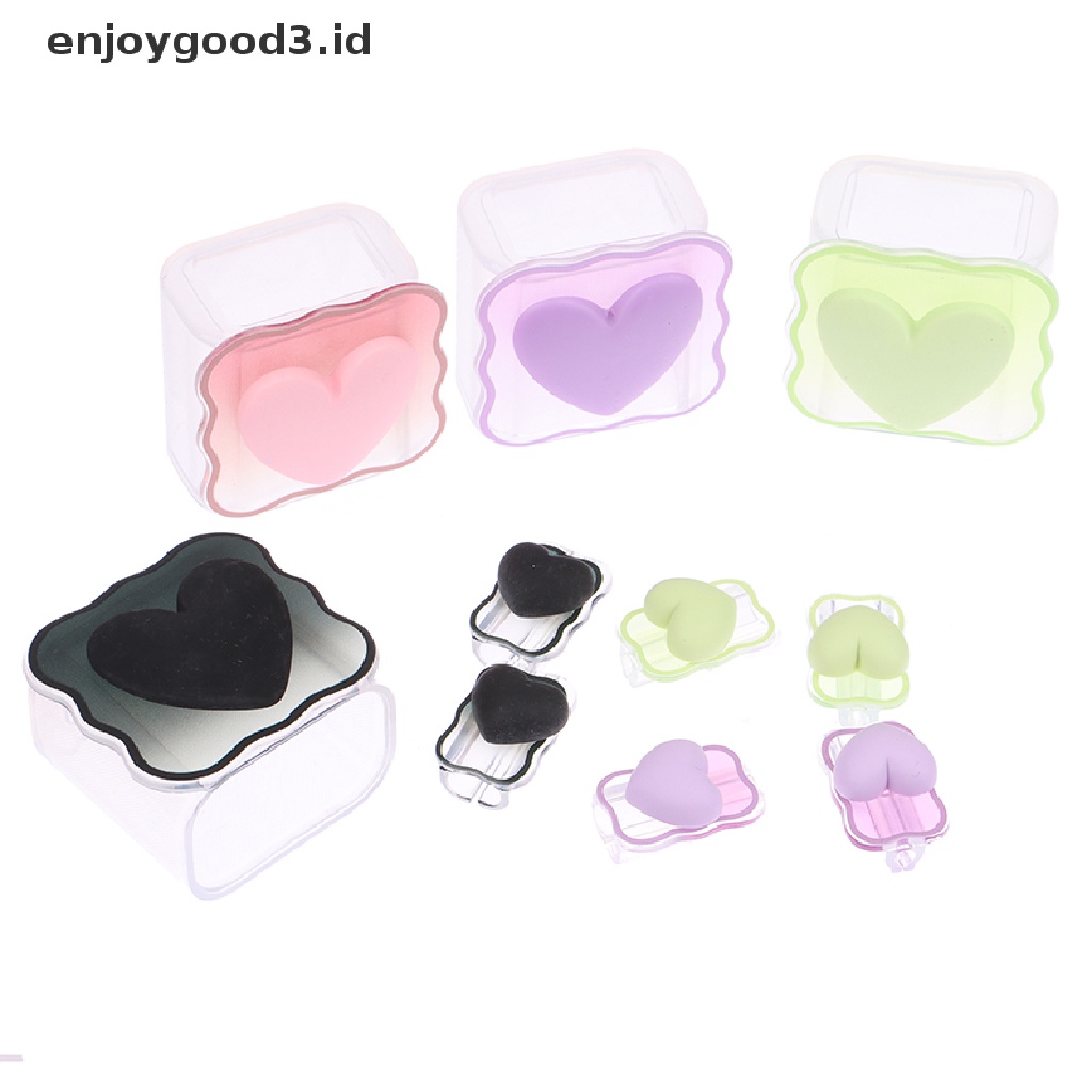 [Rready Stock] Cute Love Heart Clear Charging Pelindung Kabel Case Charging Safe Protector (ID)