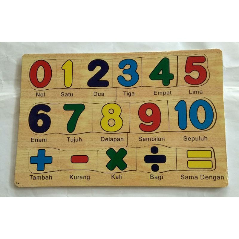 Puzzle Angka 0-10