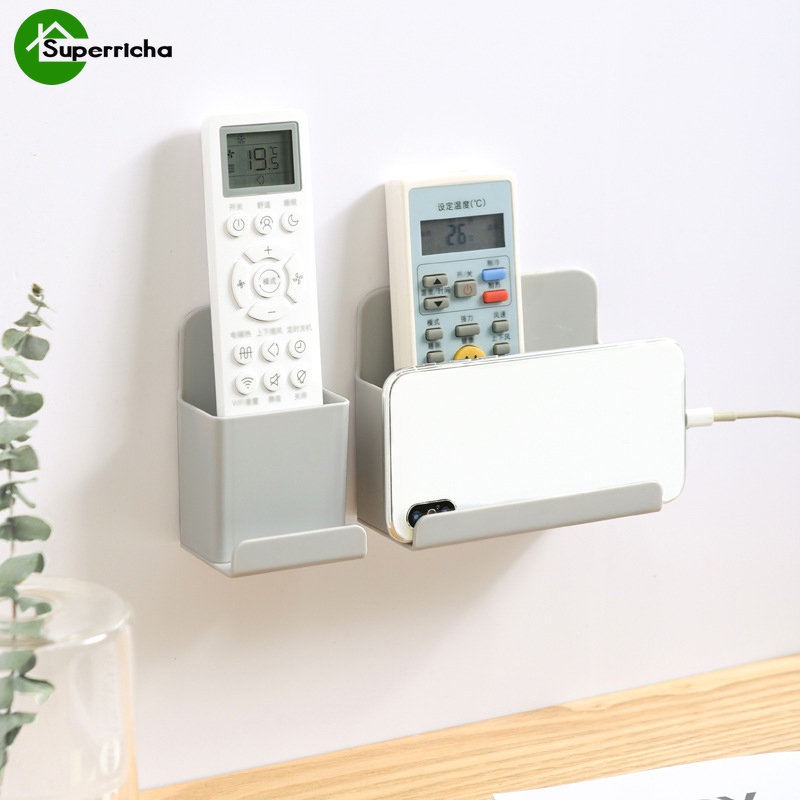 Hot Sale/Kotak Penyimpanan Ac Bebas Pukulan/Kotak Penyimpanan Organizer Yang Dipasang Di Dinding/Organizer Rak Remote Control Telepon Rumah