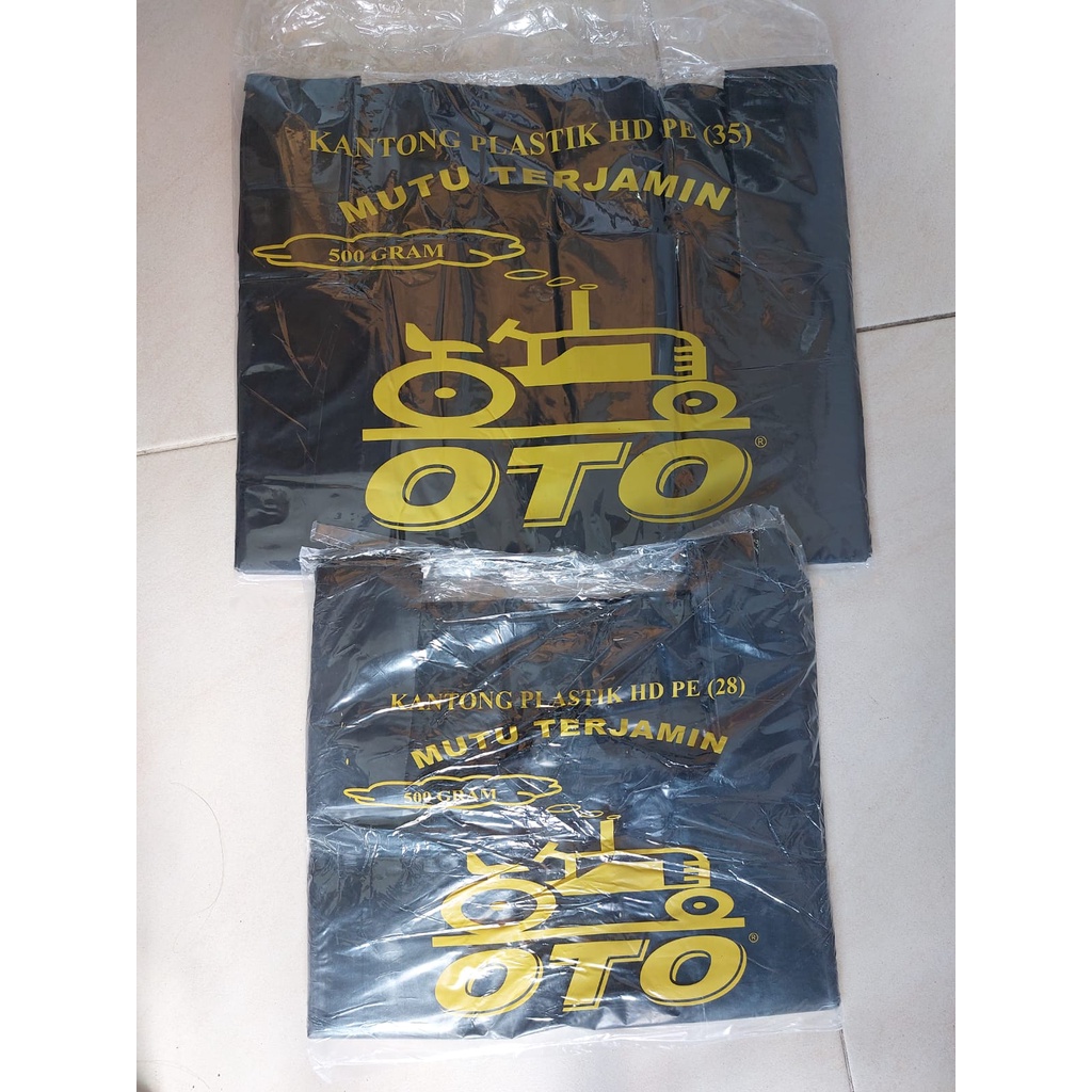 KANTONG PLASTIK OTO HITAM / KANTONG PLASTIK HD PE OTO HITAM