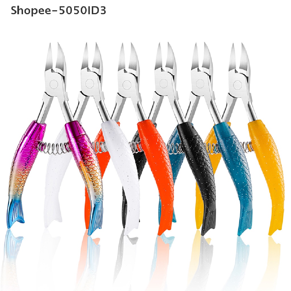 [HOT] 1pc Hangnail Squeeze Snip Nipper Stainless Steel Penutup Celah Kuku Pemangkas Kulit Mati [ID]